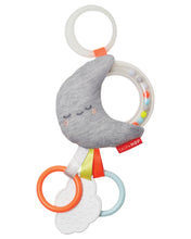 Load image into Gallery viewer, Skip Hop Silver Lining Cloud Rattle Moon Stroller Baby Toy