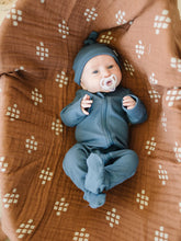 Load image into Gallery viewer, Mebie Baby | Organic Cotton Ribbed Zippered Sleeper