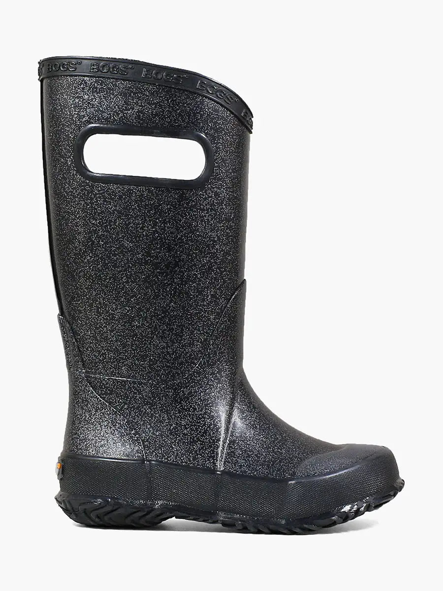BOGS | Black Glitter Rain Boots