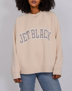 Brunette the Label | "JET BLACK" Crew Neck Sweatshirt