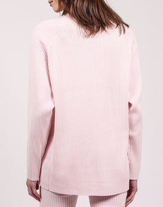 Brunette the Label | The Long Ribbed Crew Neck Sweater
