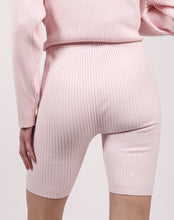 Load image into Gallery viewer, Brunette the Label | The Ribbed Biker Short in Pink