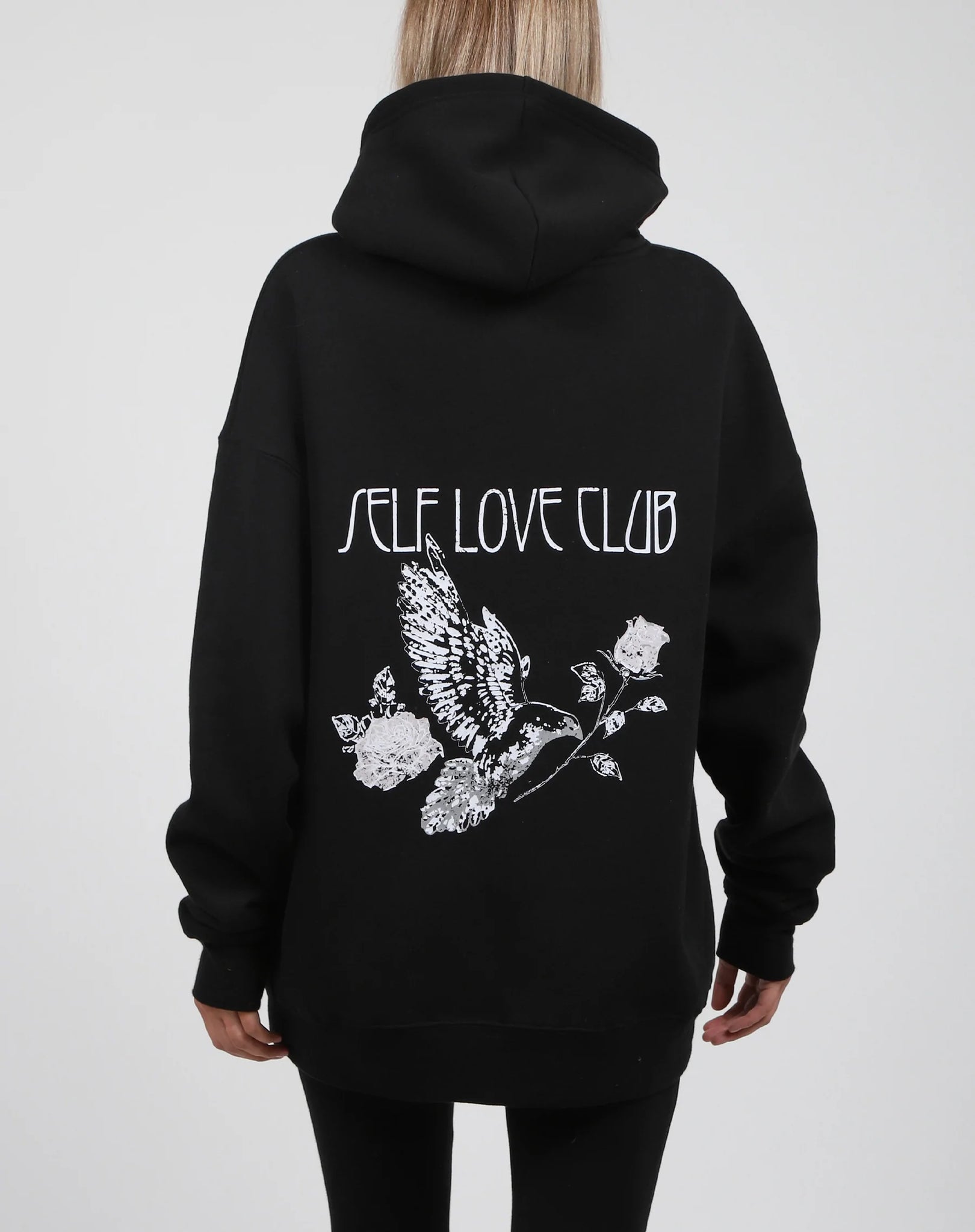 Love 2025 hoodie black