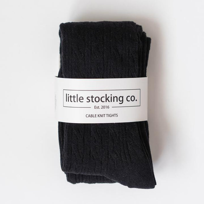 Little Stocking Co | Cable Knit Tights