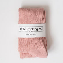 Load image into Gallery viewer, Little Stocking Co | Cable Knit Tights