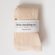 Load image into Gallery viewer, Little Stocking Co | Cable Knit Tights