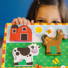 Load image into Gallery viewer, Melissa &amp; Doug Farm Chunky Puzzle