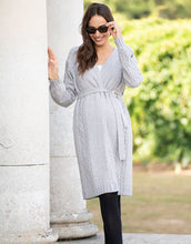 Load image into Gallery viewer, Seraphine | Cable Knit 3 in 1 Maternity &amp; Babywearing Cardigan