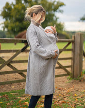 Load image into Gallery viewer, Seraphine | Fearne Maternity &amp; Babywearing Cable Knit 3 in 1 Cardigan
