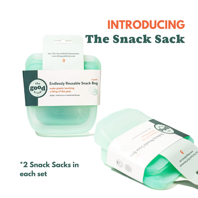 The Good Kiind Silicone Snack Bag | 2pk