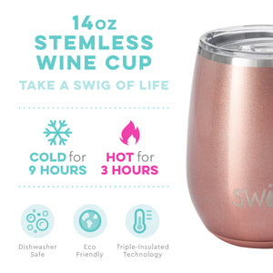 SWIG 14oz Stemless Wine Cup