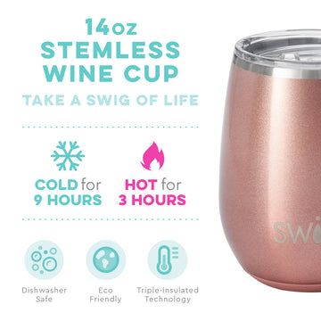 SWIG | 14oz Stemless Wine Cup