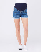 Load image into Gallery viewer, Ripe Maternity Denim Shorty Shorts