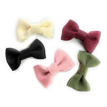 Load image into Gallery viewer, Baby Wisp Small Snap Charlotte Bow Clips | 5 pack