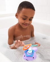 Load image into Gallery viewer, Skip Hop ZOO® Narwhal Ring Toss Bath Toy