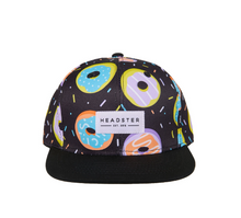 Load image into Gallery viewer, Headster | Duh Donut Black Snapback