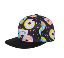 Load image into Gallery viewer, Headster | Duh Donut Black Snapback