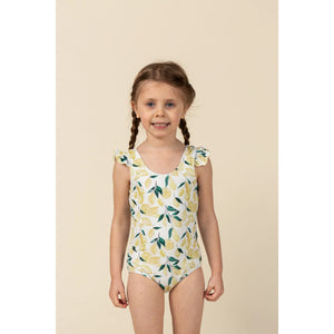 Current Tyed | Ruffle Shoulder One Piece Swimsuit
