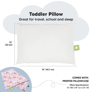 KeaBabies | Toddler Pillow with Pillowcase