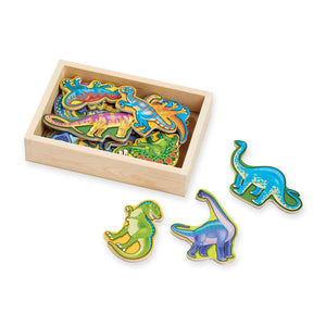 Melissa & Doug | Wooden Dinosaur Magnets