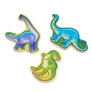 Melissa & Doug | Wooden Dinosaur Magnets