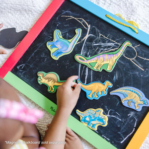 Melissa & Doug | Wooden Dinosaur Magnets