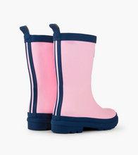 Load image into Gallery viewer, Hatley | Pink &amp; Navy Matte Rain Boots
