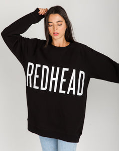 Brunette the Label | "REDHEAD" Big Sister Crew Neck Sweatshirt