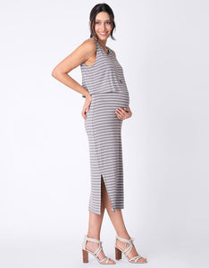 Seraphine | Claudette Maternity & Nursing Midi Dress