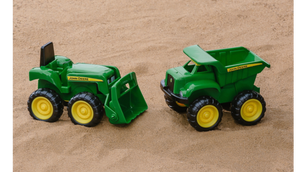 John Deere 6" Sandbox Toy Vehicles | 2pk