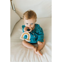 Load image into Gallery viewer, Chewable Charm | Rainbow Macrame Teether