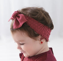 Load image into Gallery viewer, L&#39;oved Baby | Organic Smocked Tie Headband