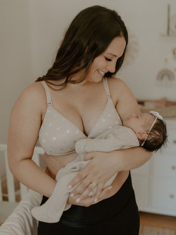 Cake Maternity | Beige Mousse Padded Nursing Bra