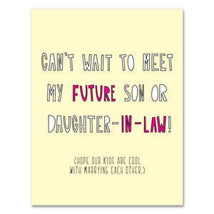 Future In-Law Baby Shower Card