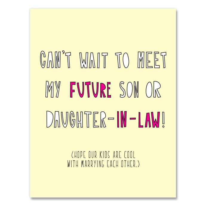 Future In-Law Baby Shower Card