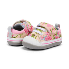 Load image into Gallery viewer, See Kai Run | Beige Floral Stevie First Walker Baby Shoes