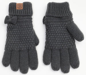Calikids Knit Bow Gloves